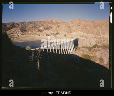 PALMDALE WATER COMPANY, LITTLE ROCK DAM-Verstärkung, ABSCHNITT DURCH ARCH RING, GEÄNDERT BLATT 6; September 1922. Palmdale Bezirk Dateien - Little Rock Creek Dam, Little Rock Creek, Littlerock, Los Angeles County, CA Stockfoto