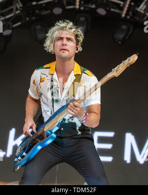 Juni 16, 2019 - Manchester, Tennessee, USA - KEVIN COULTER Strahl der Spaziergang der Mond während der bonnaroo Music+ Arts Festival in Manchester, Tennessee (Credit Bild: © Daniel DeSlover/ZUMA Draht) Stockfoto