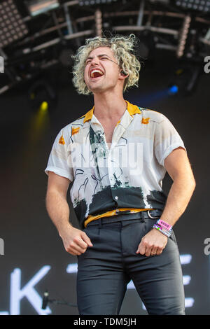 Juni 16, 2019 - Manchester, Tennessee, USA - KEVIN COULTER Strahl der Spaziergang der Mond während der bonnaroo Music+ Arts Festival in Manchester, Tennessee (Credit Bild: © Daniel DeSlover/ZUMA Draht) Stockfoto