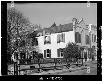 Perspektivische Ansicht von HAUPT- UND SEITENANSICHTEN - Potomac Lodge Nummer Fünf, 1058 Thomas Jefferson Street Northwest (Georgetown), Washington, District of Columbia, DC Stockfoto