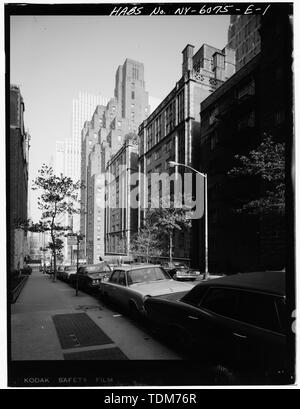 Blick VON DER HÖHE - Tudor City Complex, Essex House, 325 East 40 - erste Straße, New York, New York County, NY Stockfoto