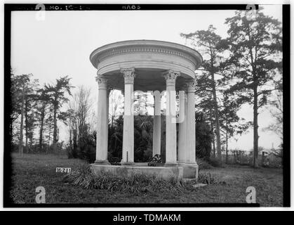 PAVILLION W.N. Manning, Fotograf, April 4, 1934. - Gaineswood, 805 South Cedar Street, Demopolis, Marengo County, AL Stockfoto