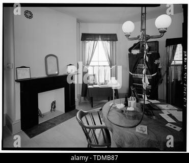 PERSHING-WALCUTT ZIMMER' TOWER SUITE', nordwestliche Ecke - US Military Academy, zentrale Kaserne, West Point, Orange County, NY Stockfoto