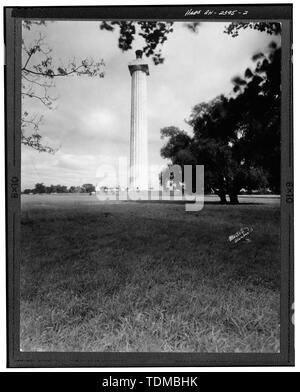 Perspektivische Ansicht (Nordwesten) - Perry's Sieg und International Peace Memorial, South Bass Island, Put-in-Bay, Ottawa County, OH Stockfoto