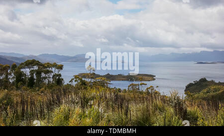 Die neue Lake Pedder in sw Tasmanien Stockfoto