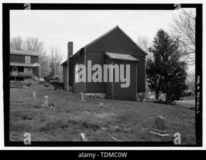Perspektivische Ansicht SUCHEN AUS DEM NORDOSTEN - der tolson Kapelle, 111 East High Street, Sharpsburg, Washington County, MD; Freedmen's Bureau Schule (1868-70); Preis, Virginia, Sender; Rosenthal, James, Fotograf; Herrin, Dekan, Historiker; Davidson, Lisa, Historiker Stockfoto