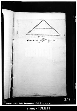 Fotokopien der TITELSEITE, Exlibris, TEILNAHMEZERTIFIKAT UND PLATTEN ZUR VERANSCHAULICHUNG BEISPIELE DER TISCHLER' ARBEIT IN DEN ARTIKELN DER ZIMMERLEUTE "GESELLSCHAFT VON PHILADELPHIA UND IHRE VORSCHRIFTEN FÜR DIE MESSUNG UND BEWERTUNG DES HAUS SCHREINER veröffentlichte Arbeit (Philadelphia - Halle und Sellars, 1786). - Schreiner Firma, Rule Book (Schreinerei), Philadelphia, Philadelphia County, PA Stockfoto