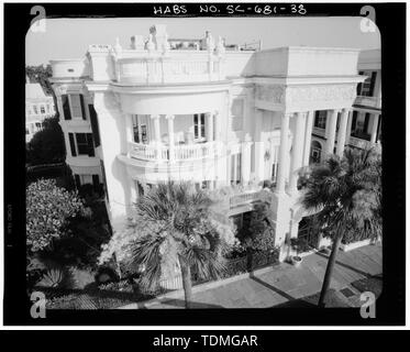 Photogrammetrische BILD - LUFTBILD SÜDOSTECKE - Porcher-Simonds House, 29 East Battery Street, Charleston, Charleston County, SC; Preis, Virginia B, Sender Stockfoto