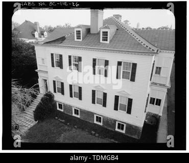 Photogrammetrische BILD - LUFTBILD südöstlichen Ecke NAHAUFNAHME - William Washington House, 8 South Battery Street, Charleston, Charleston County, SC; Preis, Virginia B, Sender Stockfoto