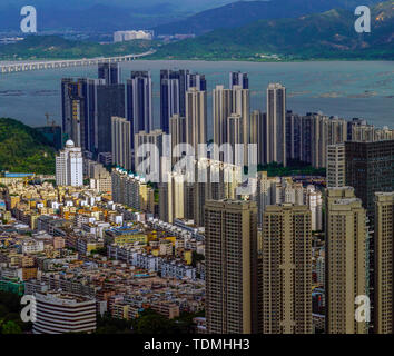 Shenzhen Bay Landschaft Stockfoto