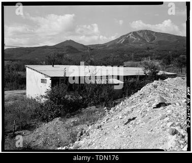 - Park Utah Mining Company - keetley Grubengebäude, Mitarbeiter, Garage, 1 Meilen östlich der USA 40 bei Keetley, Heber City, Wasatch County, UT Stockfoto