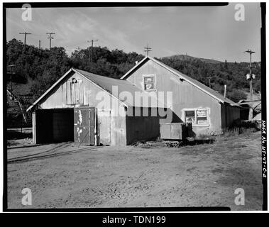 - Park Utah Mining Company - keetley Grubengebäude, Sawmill-Carpenter Shop, 1 Meilen östlich der USA 40 bei Keetley, Heber City, Wasatch County, UT Stockfoto