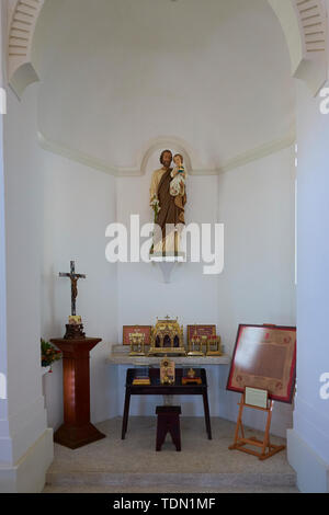 Alkoven in der Kirche Mariä Himmelfahrt in Georgetown, Penang, Malaysia. Stockfoto