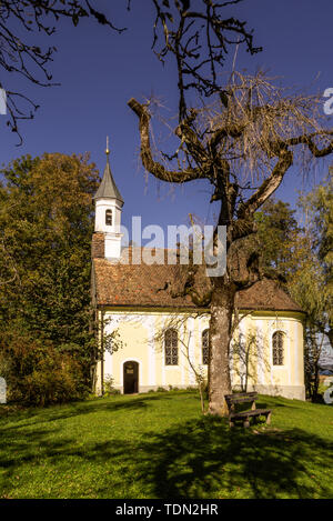 Kapelle St. Jakobus in Lakeside Starnberger See, Bayern, Deutschland Stockfoto