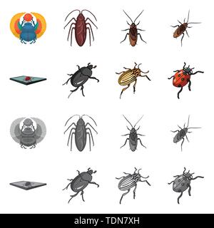 Horn, Marienkäfer, Schädlingsbekämpfung, Schaben, Käfer, Insekten, Käfer, Tier, Halloween, gezeichnet, Tattoo, Natur, botanische, Antenne, Set, Vector, Icon, Illustration, isoliert, Sammlung, Design, Element, Grafik, Zeichen, Vektor, Vektoren, Stock Vektor