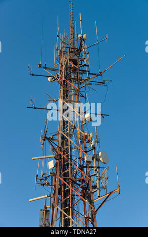 Antennenmast, Neapel, Italien Stockfoto