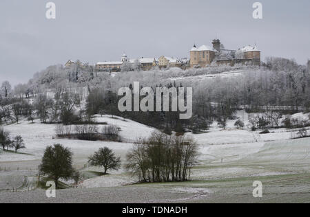 Waldenburg, Hohenlohekreis, Baden-Wuerttemberg, Region Heilbronn-Franken, Deutschland Stockfoto