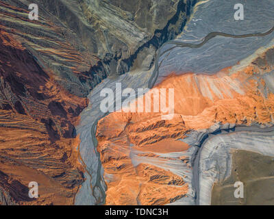 Hongshan anjihai Grand Canyon Grand Canyon Grand Canyon Kuitun Stockfoto