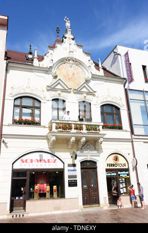 Kosice (Kaschau): Hauptplatz Hlavna, Haus in,, Slowakei Stockfoto