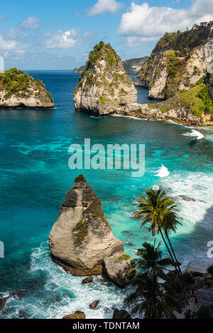 Diamond Beach. Wunderschöner, Exotischer Strand. Nusa Penida, Bali Indonesien Stockfoto