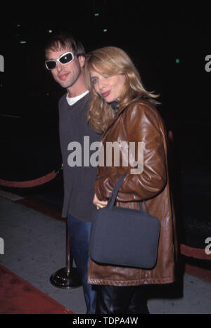 Okt 14, 1998, Los Angeles, CA, USA; Schauspieler Rosanna Arquette mit Ehemann ALEXIS@' Die Alarmistische" Premiere. (Bild: Chris Delmas/ZUMA Draht) Stockfoto
