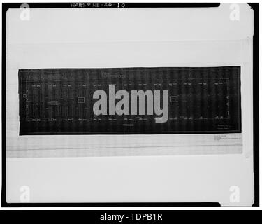 Kopie der Zeichnung (Original im Besitz der Nationalen Archive und Record, Record Group 92) Delineator unbekannt, Datum unbekannt ZWEITEN GRUNDRISS - Omaha Quartermaster Depot Historic District, 21 zweiten und Woolworth Straßen, Omaha, Douglas County, NE Stockfoto
