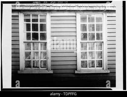 (Von den Essex Institut, negative Zahl 2270) Frank Vetter, Fotograf Ca. 1900 ELL, zweite Geschichte, DETAIL VON WINDOWS (Abbildung-9 Daten Bericht im Feld Datensätze enthalten) - Narbonne Haus, 71 Essex Street, Salem, Essex County, MA Stockfoto