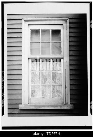 (Von den Essex Institut, negative Zahl 2271) Frank Vetter, Fotograf Ca. 1900 erste Geschichte, DETAIL DER FENSTER (Bild-10 von Daten Bericht im Feld Datensätze enthalten) - Narbonne Haus, 71 Essex Street, Salem, Essex County, MA Stockfoto
