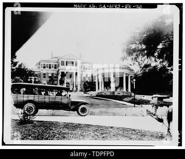 (Original im Mare Insel Archive). Original Fotograf unbekannt. Gebäude H1; 1920. - Mare Island Naval Shipyard, Krankenhaus Sitz, Johnson Lane, West Side an der Kreuzung von Johnson Lane und Cossey Straße, Vallejo, Solano County, CA Stockfoto