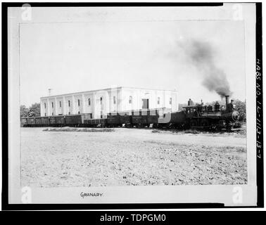 Nordwestecke (negative Kopie von nationalen Archiven negative Nr. 92-W-61 A-21) - Fort Sheridan, Feldhäcksler Storehouse, Thorpe Road, Lake Forest, Lake County, IL Stockfoto