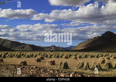 Sichuan-Tibet reiten Landschaft Stockfoto