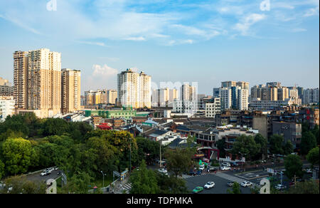 Chengdu Chengdu panorama Stockfoto