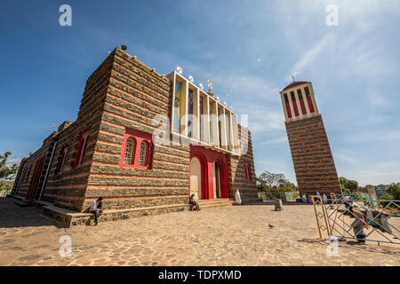 Enda Mariam Kathedrale; Asmara, Eritrea Stockfoto