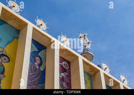 Enda Mariam Kathedrale; Asmara, Eritrea Stockfoto