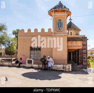 Enda Mariam Kathedrale komplex; Asmara, Eritrea Stockfoto