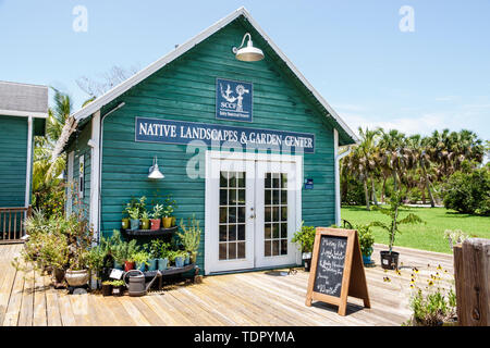 Sanibel Island Florida, Bailey Homestead Preserve, Sanibel-Captiva Conservation Foundation SCCF, Native Landscapes & Garden Center Center Center, Pflanzenverkauf, Visi Stockfoto