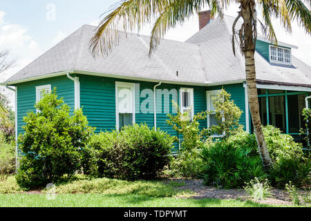 Sanibel Island Florida, Bailey Homestead Preserve, Sanibel-Captiva Conservation Foundation SCCF, Bauernhaus, Außenansicht, Besucher reisen Reise Tour touris Stockfoto