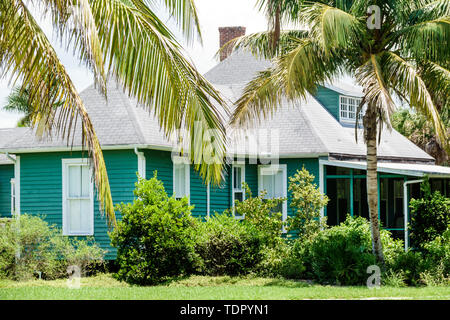 Sanibel Island Florida, Bailey Homestead Preserve, Sanibel-Captiva Conservation Foundation SCCF, Bauernhaus, Außenansicht, Besucher reisen Reise Tour touris Stockfoto