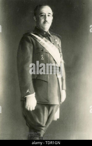 Spanische Diktator Francisco Franco, Madrid 1956 Stockfoto