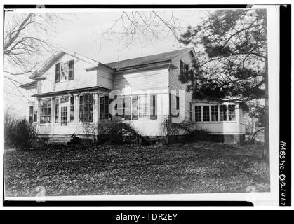 Foto: Foto: Steckel Fotografen, 10. Februar 1973. Original drucken im Feld Datensätze. Südosten ELEVATION, ALLGEMEINE ANSICHT. - Abbott-Page Haus, Mason Road, State Route 13 Nähe, Mailand, Erie County, OH Stockfoto