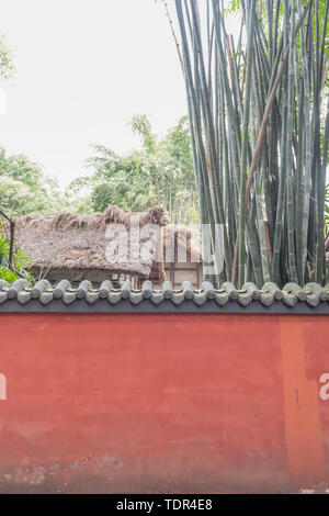 Antike Architektur von Du Fu Caotang in Chengdu, China Stockfoto