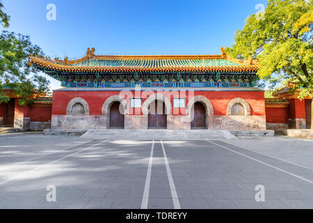 Chengde Puning Temple, eine der acht Tempel außerhalb, königlicher Tempel Architektur in der Qing-dynastie. Stockfoto