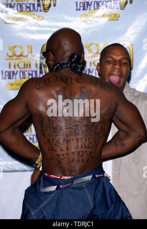 Sep 03, 1999, Los Angeles, CA, USA; Rapper TREACH von NAUGHTY durch Art @ der Soul Train Lady of Soul Award ausgezeichnet.. (Bild: Â© Chris Delmas/ZUMA Draht) Stockfoto