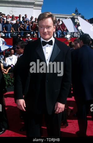 Sep 12, 1999, Los Angeles, CA, USA; Talkmaster Conan O'BRIEN @ Emmy Awards 1999. . (Bild: Â© Chris Delmas/ZUMA Draht) Stockfoto