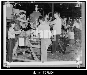 Fotografische Kopie von historischen Fotos. Jan.-Juni 1951 OAMA. (Original Drucken am Ogden Air Logistics Center, Hill Air Force Base, Utah gelegen). Fotograf unbekannt. - Hügel Gebiet, nördlich der Bundesstraße 193, östlich von der Interstate 15, südlich von Davis-Weber Canal, westlich von Wherry Straße, Layton, Davis County, UT; Hardlines: Gestaltung und Abgrenzung, Auftragnehmer; Wegman-French, Lysa, Projektleiter; Alexander, Thomas G, Historiker; Dockendorf, Richard, Fotograf; Malcomson, Jeff, Historiker; Troutman, Maria, Historiker; Leyde, Kayla, delineator Stockfoto