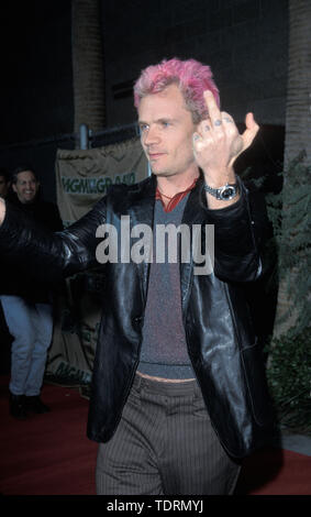 Dez 08, 1999, Los Angeles, CA, USA; FLEA von Red Hot Chili Pepers @ der Billboard Awards 1999 in Las Vegas. (Bild: © Chris Delmas/ZUMA Draht) Stockfoto