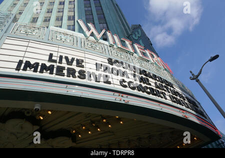 Los Angeles, Kalifornien, USA, 17. Juni 2019 Eine allgemeine Ansicht der Atmosphäre an Soundgarden: Live von der Künstler den immersiven Konzerterlebnis am 17. Juni 2019 Im Wiltern in Los Angeles, Kalifornien, USA. Foto von Barry King/Alamy Stock Foto Stockfoto