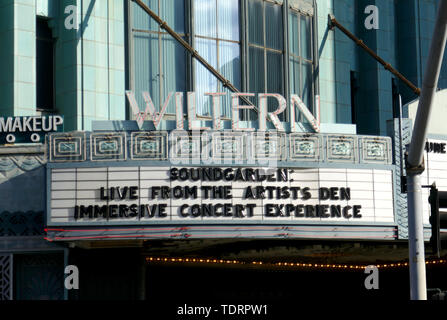 Los Angeles, Kalifornien, USA, 17. Juni 2019 Eine allgemeine Ansicht der Atmosphäre an Soundgarden: Live von der Künstler den immersiven Konzerterlebnis am 17. Juni 2019 Im Wiltern in Los Angeles, Kalifornien, USA. Foto von Barry King/Alamy Stock Foto Stockfoto