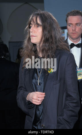 Apr 10, 2000, Los Angeles, CA, USA; Musiker Patti Smith @ Artista Datensätze 25. Jahrestag Partei. (Bild: © Chris Delmas/ZUMA Draht) Stockfoto