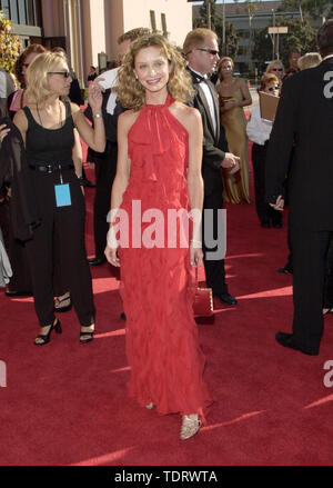 September 10, 2000, Los Angeles, CA, USA; Schauspieler Calista Flockhart @ 2000 Emmy Awards. (Bild: Â© Chris Delmas/ZUMA Draht) Stockfoto